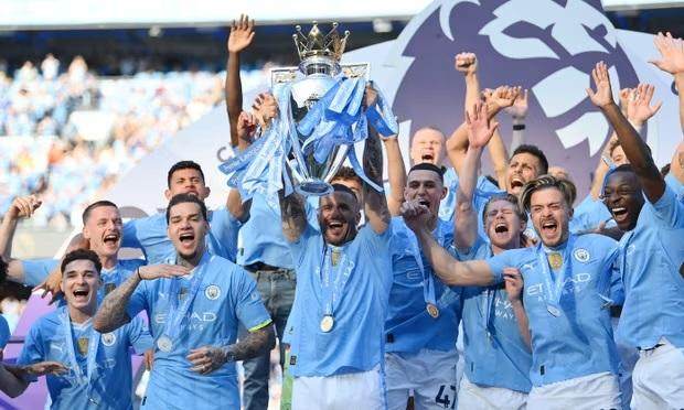 英超收官：曼城再收冠军与金靴 剩余悬念看足总杯